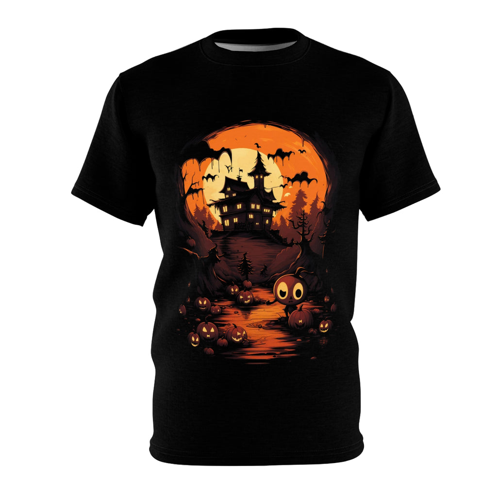 They're Coming | Halloween T-Shirt | Spooky, Horror, Creepy, Dark | Apparel, T-Shirt | Unisex Cut & Sew Tee (AOP)