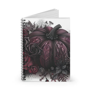 Maroon Pumpkins | Spiral Notebook - Ruled Line