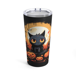 Tumbler 20oz | All Hallows Kitty | Cute Halloween Tumbler | Raven Reads