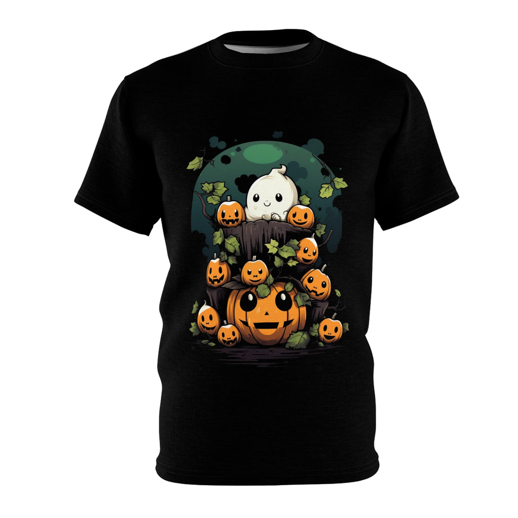 In the Vines | Halloween T-Shirt | Cute Spooky Apparel | Unisex Cut & Sew Tee (AOP)