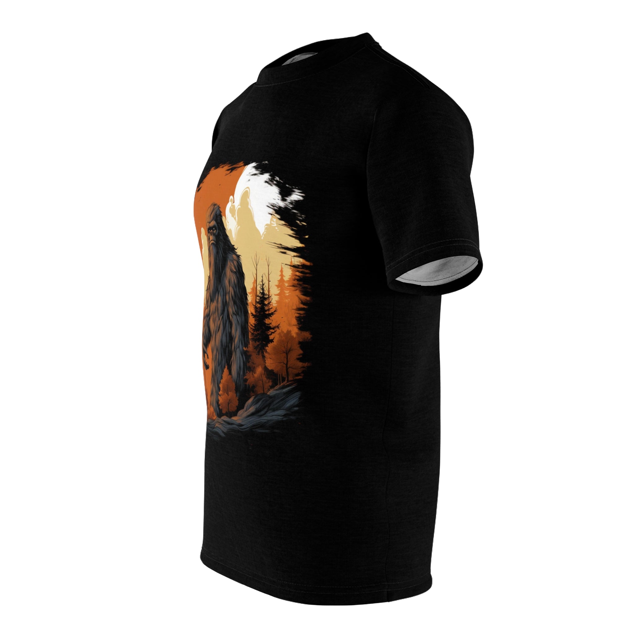 In My Element | Bigfoot T-Shirt | Horror Apparel | Halloween | Cryptid | Unisex Cut & Sew Tee (AOP)