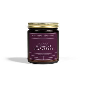 Midnight Blackberry Scented Candle | 9oz | Coconut Apricot Wax