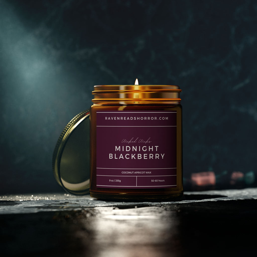 Midnight Blackberry Scented Candle | 9oz | Coconut Apricot Wax