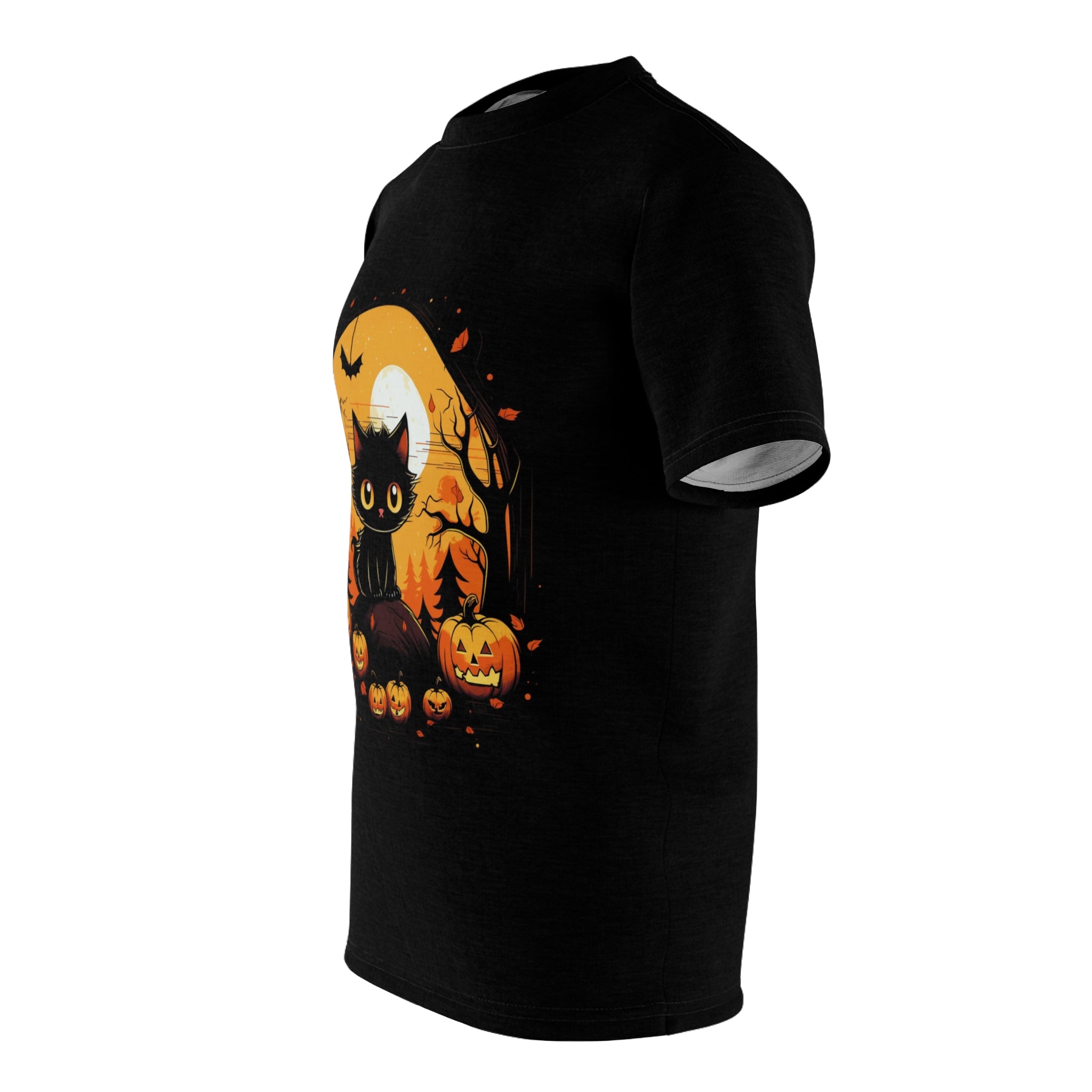 Something Wicked | Halloween T-Shirt | Horror Apparel | Spooky Clothes| Unisex Cut & Sew Tee (AOP)