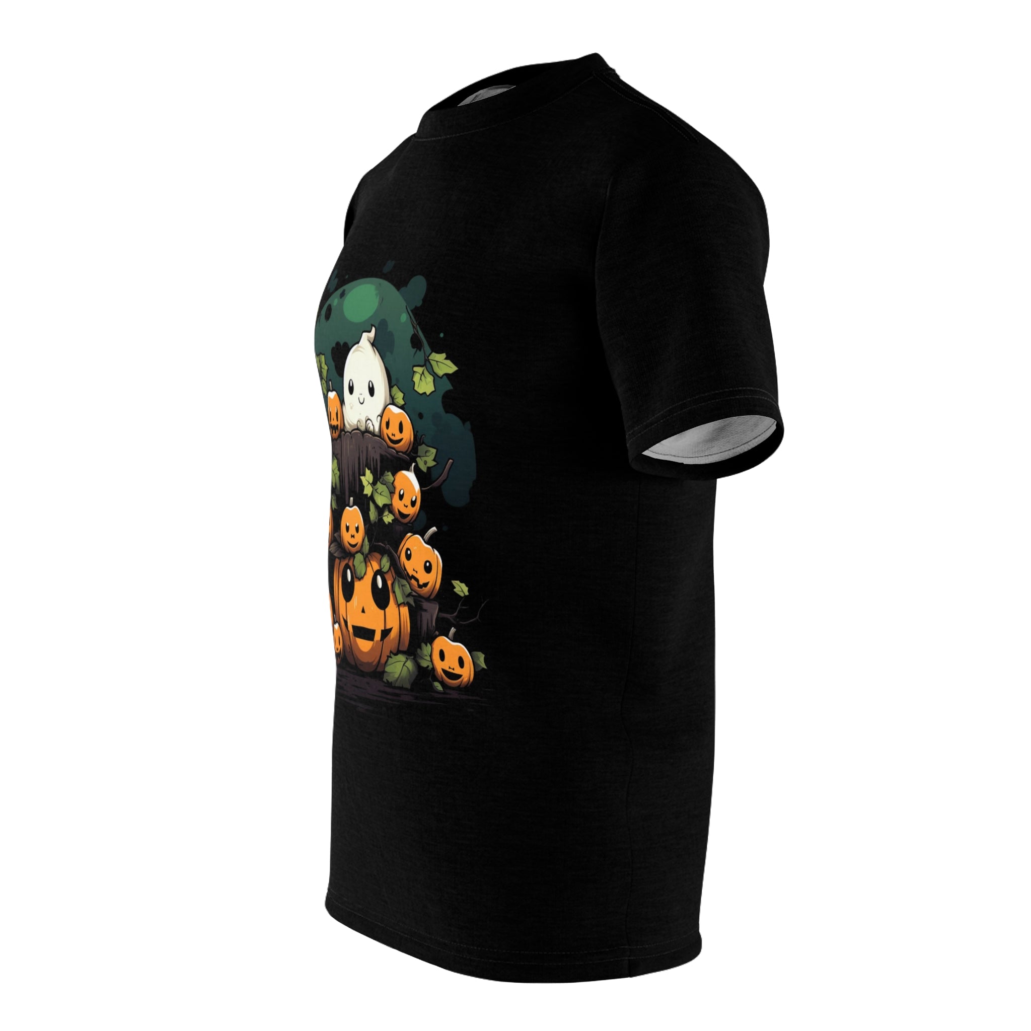 In the Vines | Halloween T-Shirt | Cute Spooky Apparel | Unisex Cut & Sew Tee (AOP)