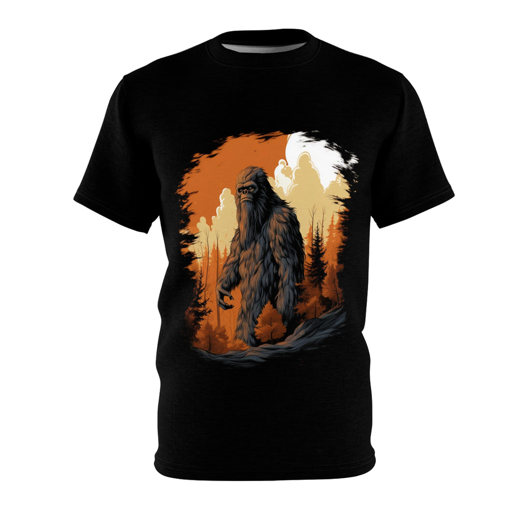 In My Element | Bigfoot T-Shirt | Horror Apparel | Halloween | Cryptid | Unisex Cut & Sew Tee (AOP)