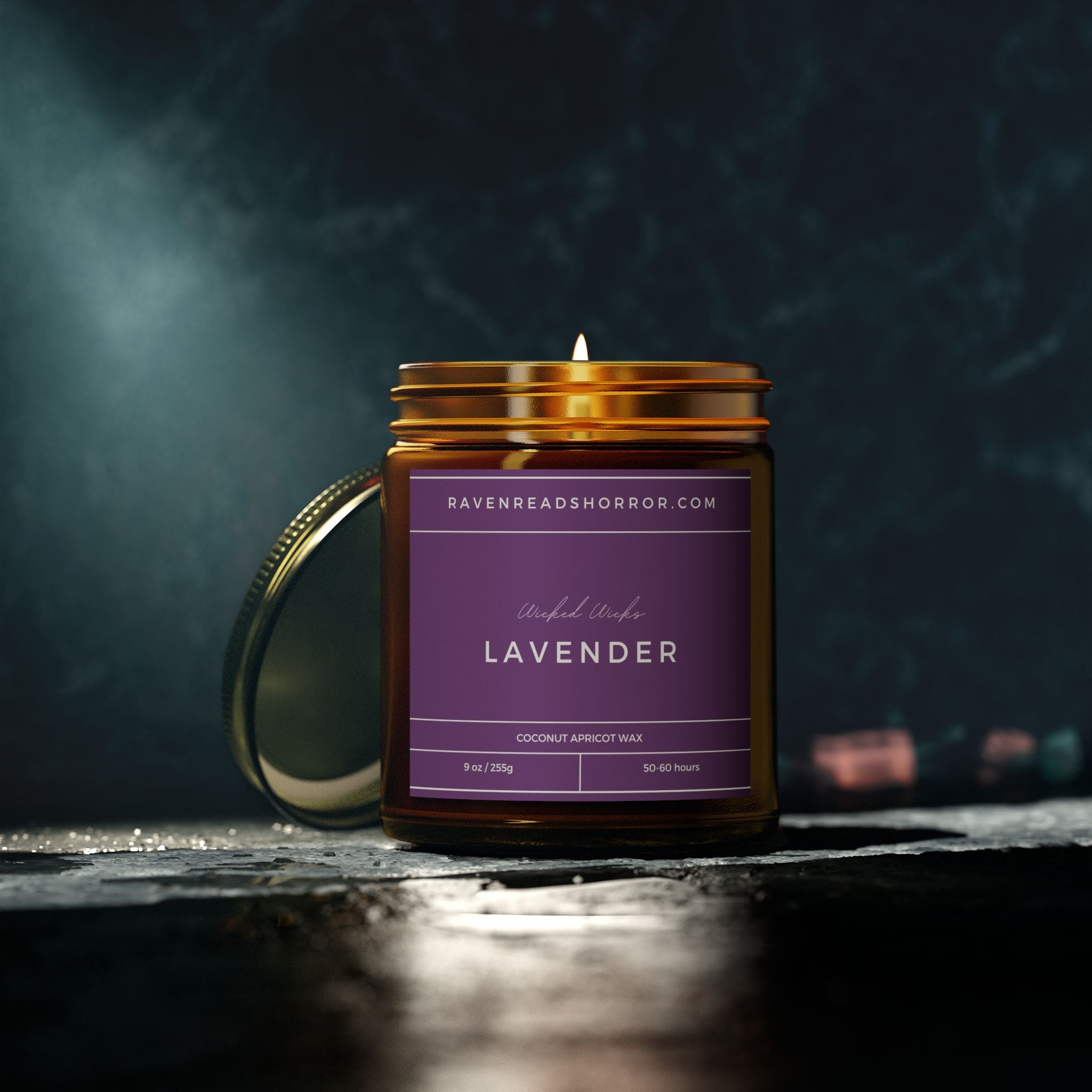 Lavender Scented Candle | 9oz | Coconut Apricot Wax