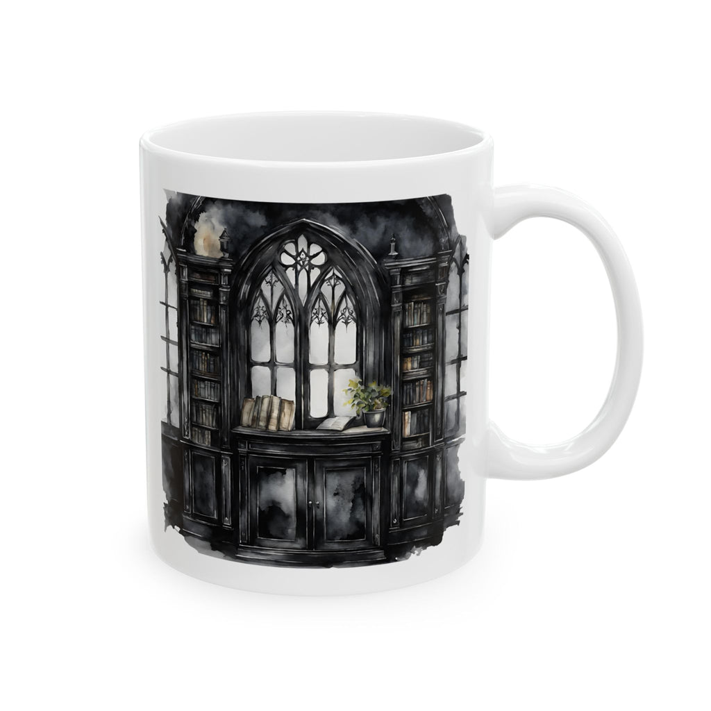 The Darkened Study | Ceramic Mug, (11oz, 15oz)