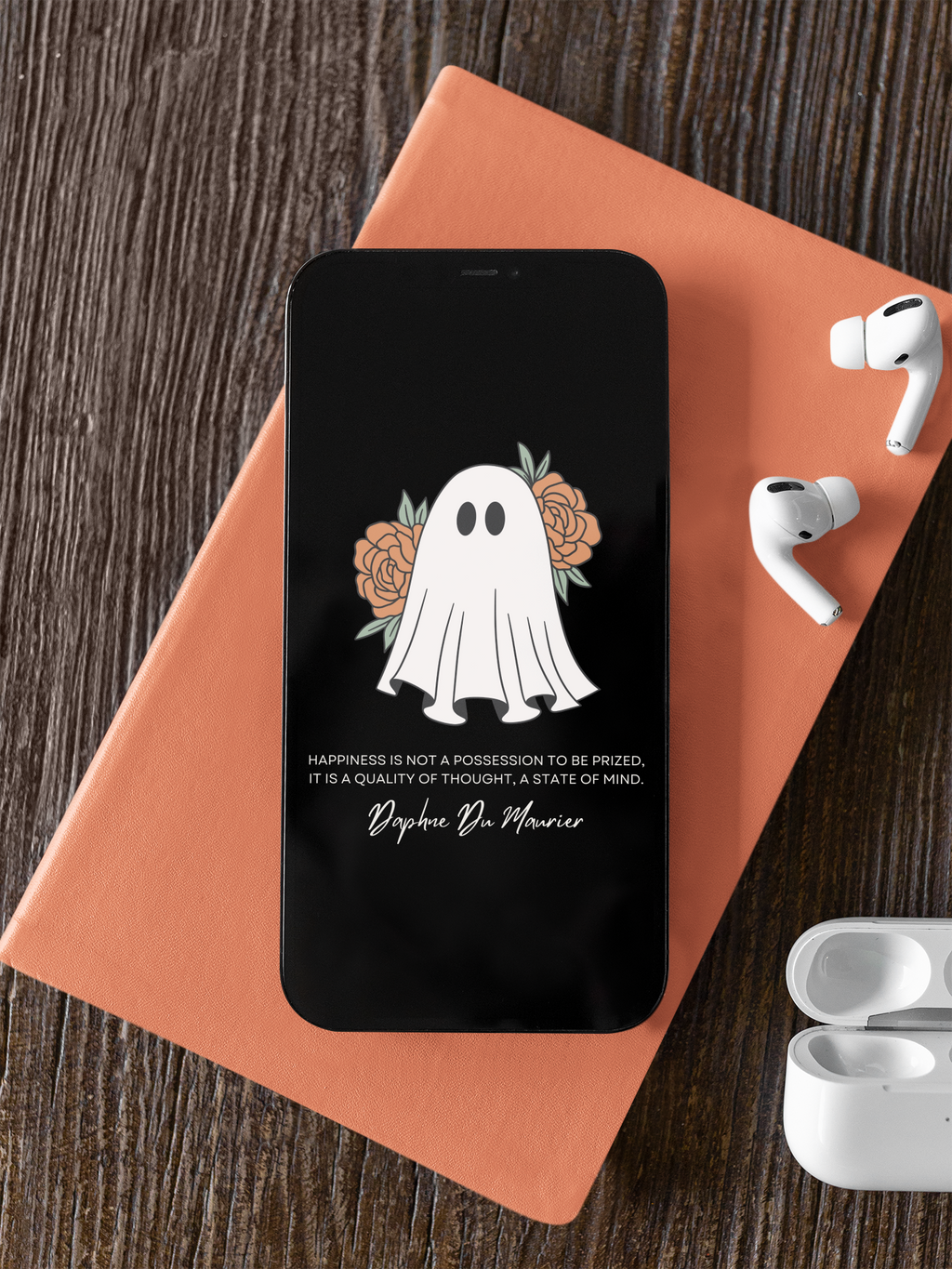 Mobile Wallpaper | Ghosts & Quotes | Du Mourier